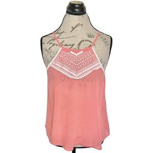 Charlotte Tank Top Size XS Womens Lace Coquette  Soft Girl Pastel Y2k Victorian
